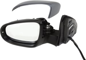 Power Folding Mirror for Volkswagen Golf/GTI Hatchback 2010-2014, Left (Driver), Heated, Paintable, w/ Memory, Replacement