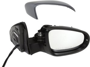 Power Folding, Heated, Paintable Mirror with Memory for Volkswagen Golf/GTI Hatchback (2010-2014), Right (Passenger) Side, Replacement