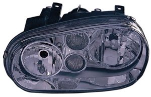 1999 - 2002 Volkswagen Golf Front Headlight Assembly Replacement Housing / Lens / Cover - Left (Driver) Side