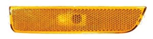 Front Left (Driver) Side Marker Light Assembly for 2001 - 2005 Volkswagen Passat, Late Design Without Bulb, Replacement,  3B0945071