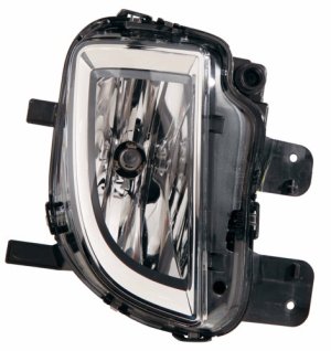 Fog Light Assembly for 2010 - 2017 Volkswagen Jetta GLI, Right (Passenger) Side Housing / Lens / Cover to 10-2-16,  5K0941700E, Replacement