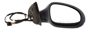 Power Mirror for Volkswagen Passat 2006-2010, Right (Passenger) Side, Manual Folding, Heated, Paintable, with Signal Light, without Memory and Puddle Light, Replacement