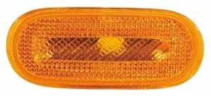 Rear Left (Driver) Side Marker Light Lens for 2002-2004 Volkswagen Beetle Turbo S, Yellow, OEM (OEM): 1C0945073E, Replacement