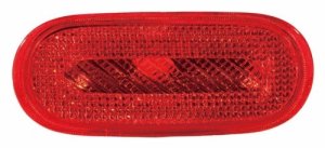 Right (Passenger) Rear Side Marker Light Lens for 2002 - 2004 Volkswagen Beetle, Turbo S Model, Red; OEM Replacement: 1C0945074D