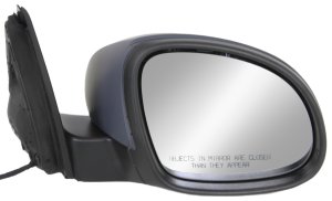 Power Mirror for Volkswagen Tiguan 2009-2017, Right (Passenger), Manual Folding, Heated, Paintable, with Signal Light, without Memory, Replacement