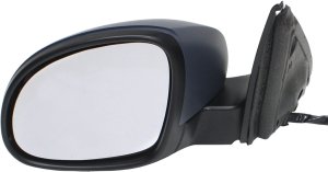 Power Folding Left (Driver) Mirror for 2009-2017 Volkswagen Tiguan, Heated, Paintable, with Memory, Puddle Light, Signal Light, (SEL/R-Line Model), Replacement