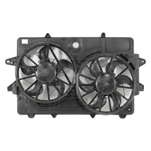 Radiator Cooling Fan Assembly for 2007 - 2008 Ford Escape, 2.3L L4 Engine, Dual Fan Assembly,  5L8Z8C607CB, Replacement