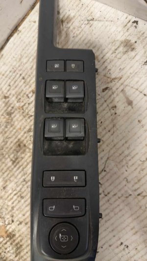 2014-2019 GMC Sierra 1500 Master Power Window and Door Lock Switch - Left (Driver) (Used OEM)