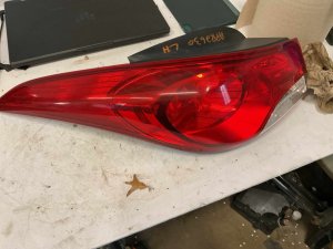 2011-2013 Hyundai Elantra Tail Light - Left (Driver) (Used OEM)