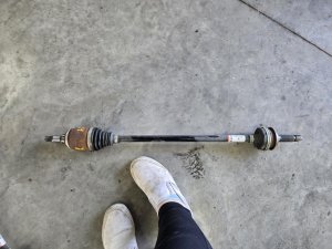 2023-2025 Honda CR-V Gray Drive Axle Shaft Assembly - Rear, Left (Driver) (Used OEM)