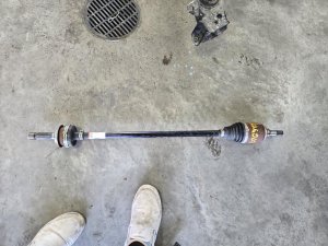 2023-2025 Honda CR-V Black Drive Axle Shaft Assembly - Rear, Right (Passenger) (Used OEM)