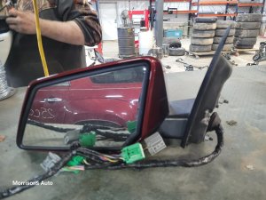 2013-2017 Chevrolet Traverse Black Power Folding Memory Door/Side View Mirror - Left (Driver) (Used OEM)