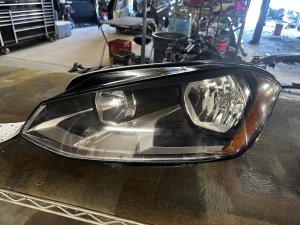 2015-2016 Volkswagen GTI Halogen Headlight Assembly - Left (Driver) (Used OEM)