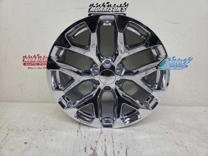 2014-2019 GMC Sierra 1500 Chrome 22x9 6-Double-Spoke Chrome Aluminum Wheel (New OEM)