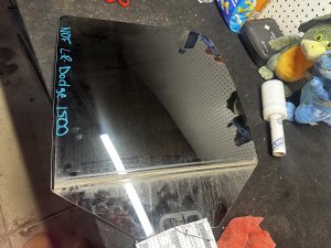 2009-2010 Dodge Ram 1500 Quad Cab Window Glass - Rear, Left (Driver) (Used OEM)
