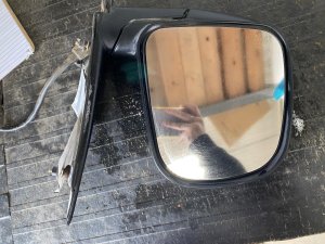 1996-2002 GMC Savana 3500 Manual Door/Side View Mirror - Left (Driver) (Used OEM)