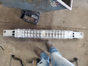 2005-2012 Toyota Avalon Aluminum Bumper Impact Bar - Rear (Used OEM)