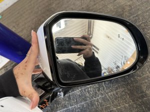 2020 Hyundai Santa Fe White Power Door/Side View Mirror - Right (Passenger) (Used OEM)