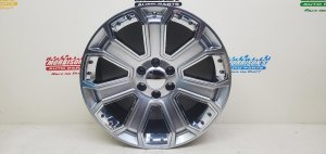 2014-2019 GMC Sierra 1500 Silver 22x9 7-Spoke Alloy Wheel (New OEM)