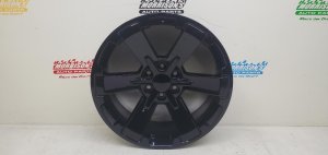 2014-2019 GMC Sierra 1500 Black 22-Inch 6-Spoke Painted Alloy Wheel (New OEM)