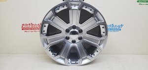 2014-2019 GMC Sierra 1500 Silver 22x9 7-Spoke Alloy Wheel (New OEM)
