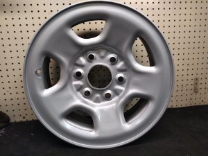 2001-2007 GMC Sierra 1500 Silver 16x6.5 Steel Full Size Spare Wheel (New OEM)