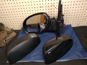 2007-2013 Chevrolet Silverado 1500 Black Power Heated Door/Side View Mirror - Left (Driver) (New OEM)