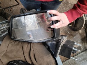 2019-2025 Chevrolet Silverado 1500 Power Heated Door/Side View Mirror - Left (Driver) (Used OEM)