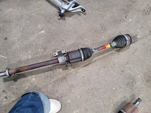 2015-2016 Honda CR-V Gray Front Drive Axle Shaft Assembly - Right (Passenger) (Used OEM)
