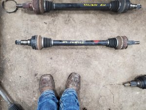 2011-2017 Volkswagen Touareg Drive Axle Shaft Assembly - Rear, Left (Driver) (Used OEM)