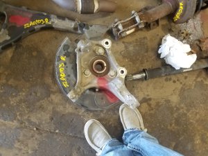2010-2016 Cadillac SRX Front Steering Knuckle Spindle - Right (Passenger) (Used OEM)