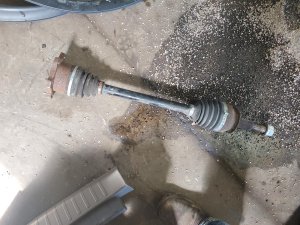 2014-2015 INFINITI Q60 Drive Axle Shaft Assembly - Rear, Left (Driver) (Used OEM)