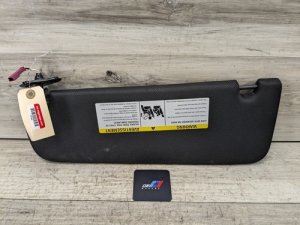 2016-2019 BMW 740i Black Right Passenger Interior Sun Visor Anthracite Black (Used OEM)
