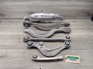 2016-2024 Audi Q7 Left Upper & Lower Control Arm Set - Rear (Used OEM)