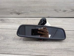 2004-2010 BMW 645Ci Black Interior Rear View Mirror with Electrochromic (Auto-Dim), LED, Garage Door Opener, and Compass (Used OEM)