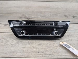 2019-2024 BMW X4 Black AC Climate Control Panel Radio Media Buttons (Used OEM)