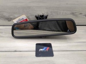 2012-2016 BMW 528i Black Interior Rear View Mirror with Auto Dim and Garage Door Opener (Used OEM)