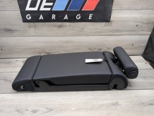 2019-2024 BMW X4 Black Rear Center Seat Armrest / Cup Holder (Used OEM)