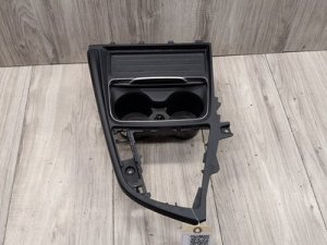 2012-2019 BMW 328i Blue Center Console Cup Holder Trim (Used OEM)