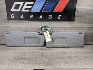 2017-2024 Audi S5 Gray Front Left and Right Interior Sun Visor Pair (Used OEM)