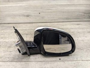 2020-2021 BMW X6 White Right Side View Mirror Assembly with Auto-Dip, Blind Spot Assist, and Surround View Camera (Used OEM)