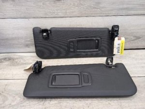 2019-2025 BMW X4 Black Sun Visor Set (Used OEM)