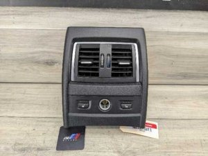 2015-2018 BMW M2 Black Center Console Air Vent - Rear (Used OEM)