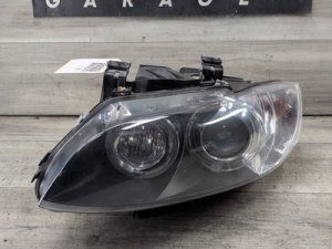 2007-2010 BMW 328i Black Left Driver Adaptive Xenon HID Headlight Assembly (Used OEM)