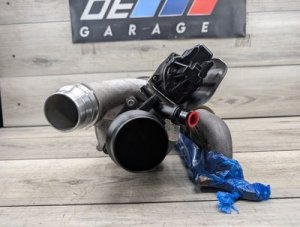 2022-2026 BMW M2 Gray Turbocharger with Exhaust Manifold (Used OEM)