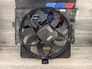 2014-2020 BMW 428i Gray Radiator Cooling Auxiliary Fan Assembly (600W) (Used OEM)