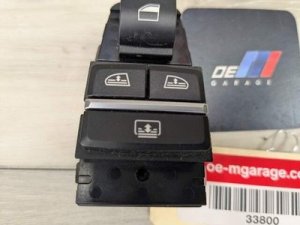 2009-2015 BMW 750i Black Door Window and Sunshade Switch - Rear (Used OEM)