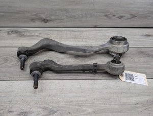 2007-2013 BMW 328i Black Left Lower Control Arm and Tension Strut Set - Front (Used OEM)