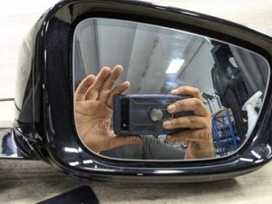 2016-2019 BMW 740i Gray Right Passenger Side View Mirror Assembly (Used OEM)