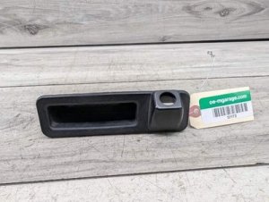 2019-2025 BMW X4 White Trunk Lid Handle / Rear View Camera Bracket (Used OEM)